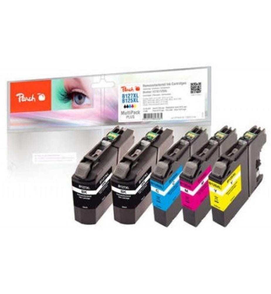 PEACH - Tinte Brother LC-125/7 XL 2x BK, C, M, Y