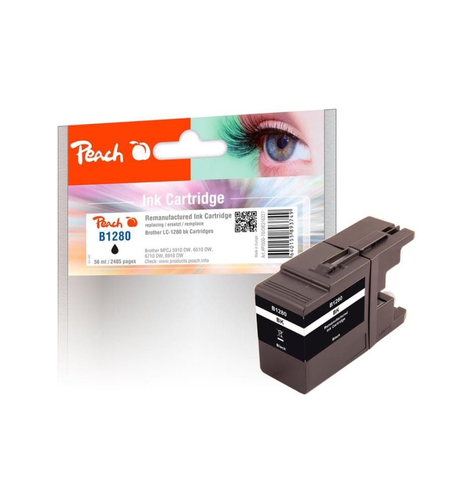 PEACH - Encre Brother LC-1280 XL noir