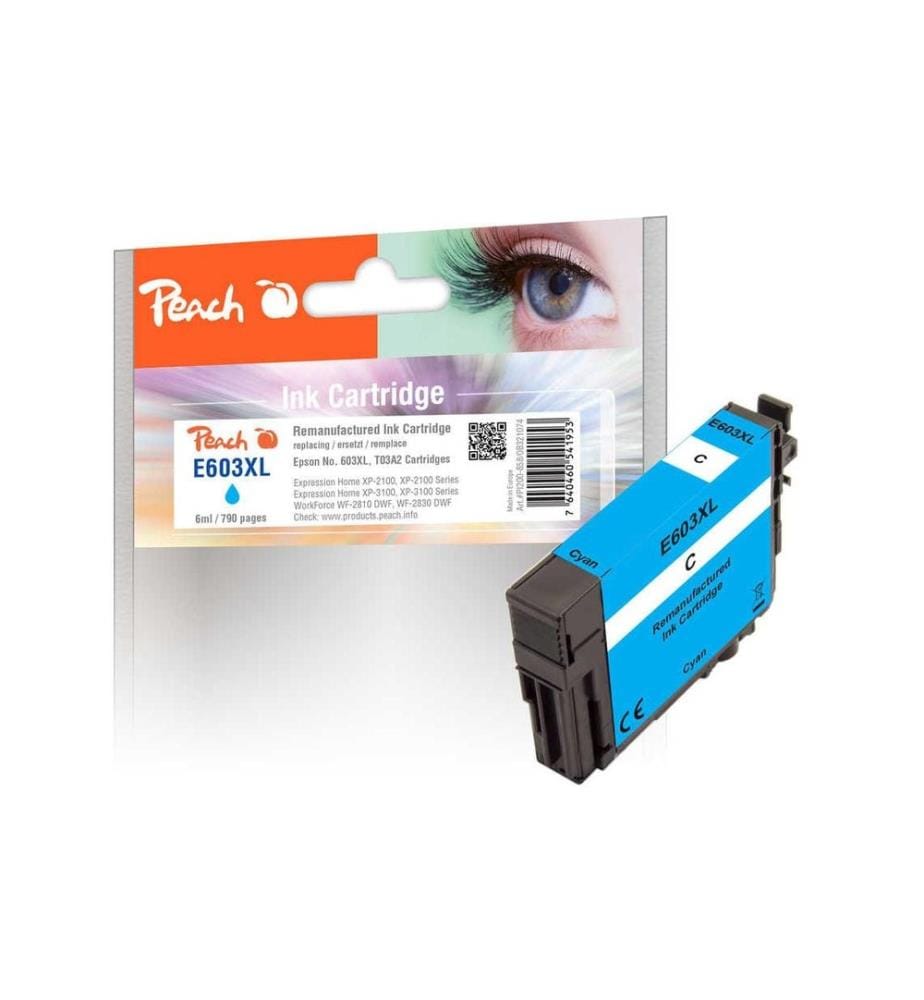 PEACH - Tinte Epson No 603XL (T03A2) Cyan
