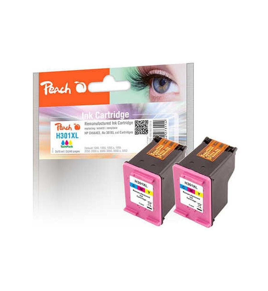 PEACH - Encre HP Nr. 301XL (CH564EE) 2x couleur