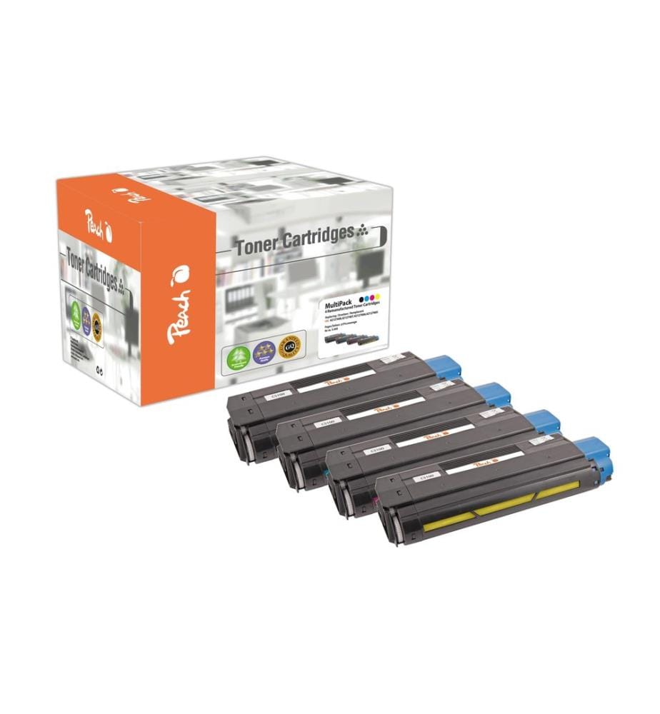 PEACH - Tonerset OKI C5100-Series BK, C, M, Y