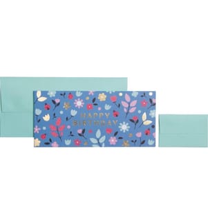 STEWO - Cartes pour don d'argent Benice 23 x 11 cm, Anniversaire