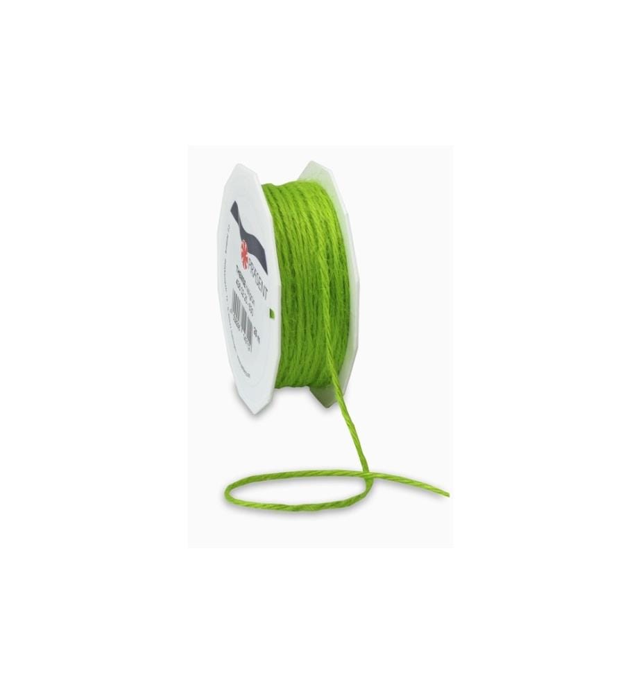 PATTBERG - Juteband 2 mm x 25 m, Hellgrün