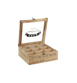 FURBER - Teebeutel-Box Braun