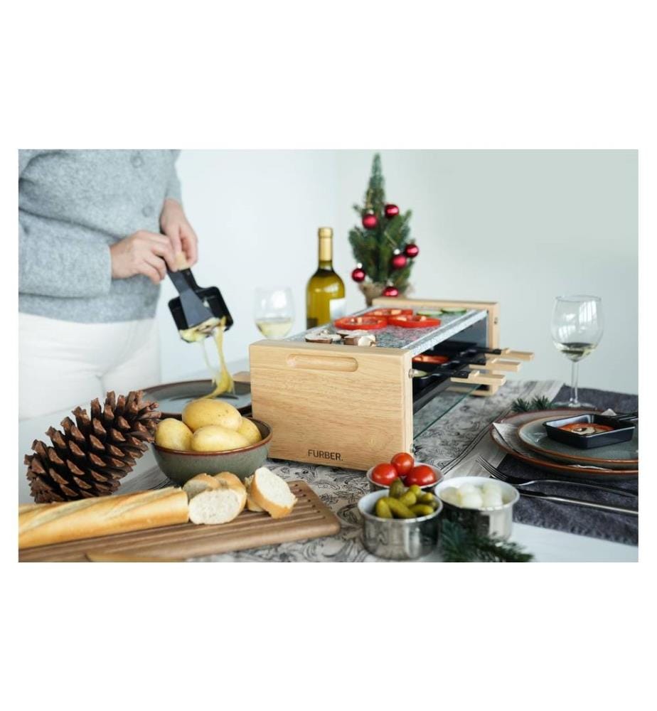 FURBER - Grill à raclette Festa 6 personnes 900 W