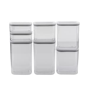 FURBER - Récipients à provisions 7 pièces, blanc