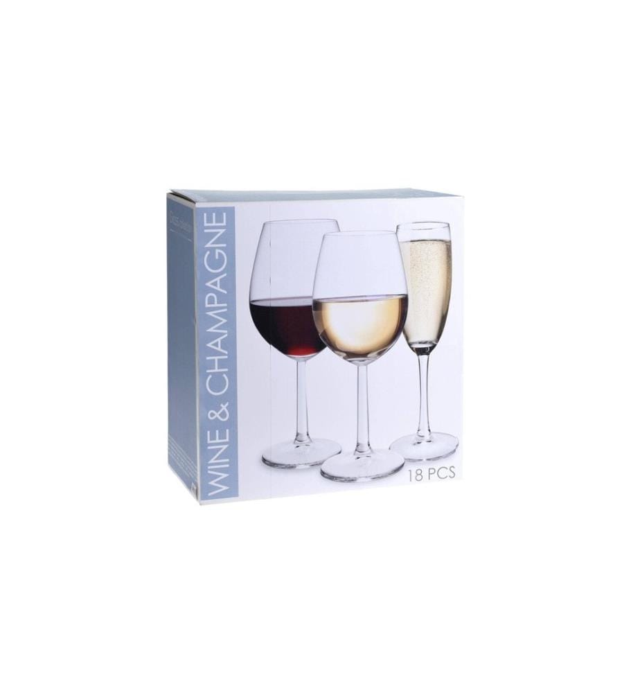 FURBER - Weingläser-Set 18-teilig