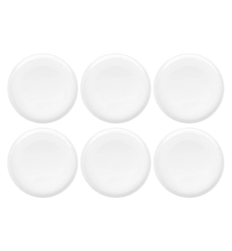 FURBER - Assiette non décorative Ø 26.5 cm, 6 pièces, blanc