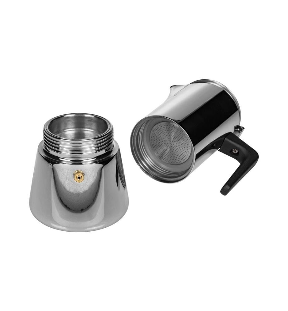 FURBER - Espressokocher Chicchi 6 Tassen, Silber