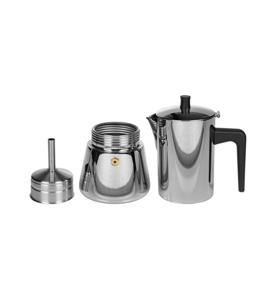 FURBER - Espressokocher Chicchi 6 Tassen, Silber