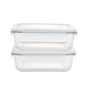 FURBER - Récipients à provisions Verre, 2 pièces, 1.5 L