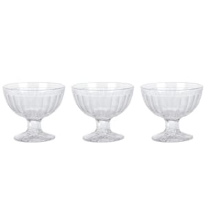 FURBER - Coupe à dessert 3 Pièce/s, Transparent