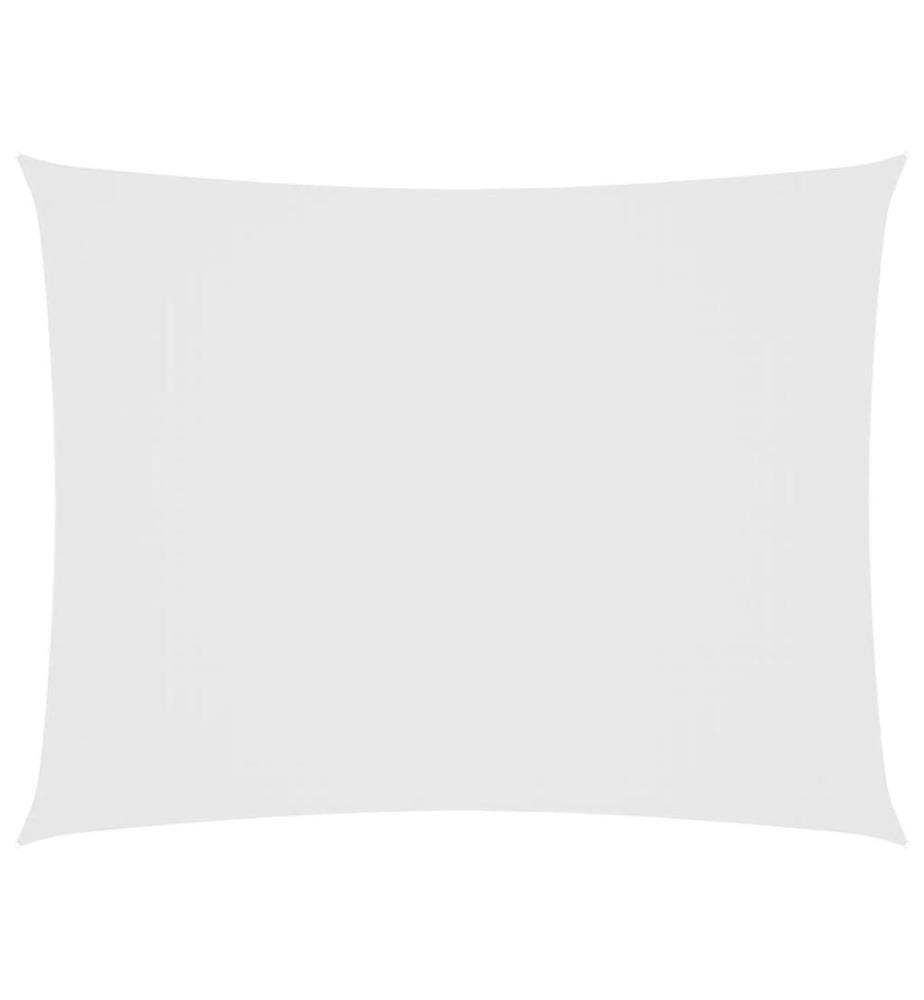 Sonnensegel Oxford-Gewebe Rechteckig 3x4 m Weiss