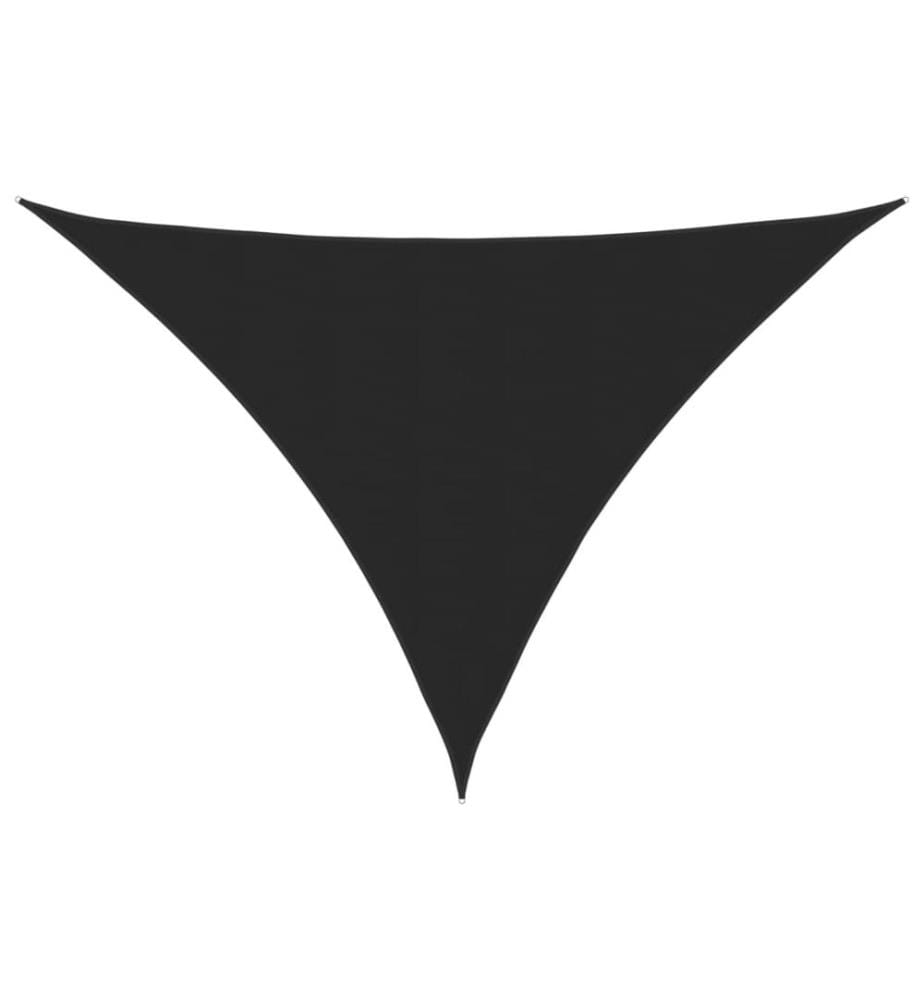 Voile de parasol tissu oxford triangulaire 3x4x4 m noir