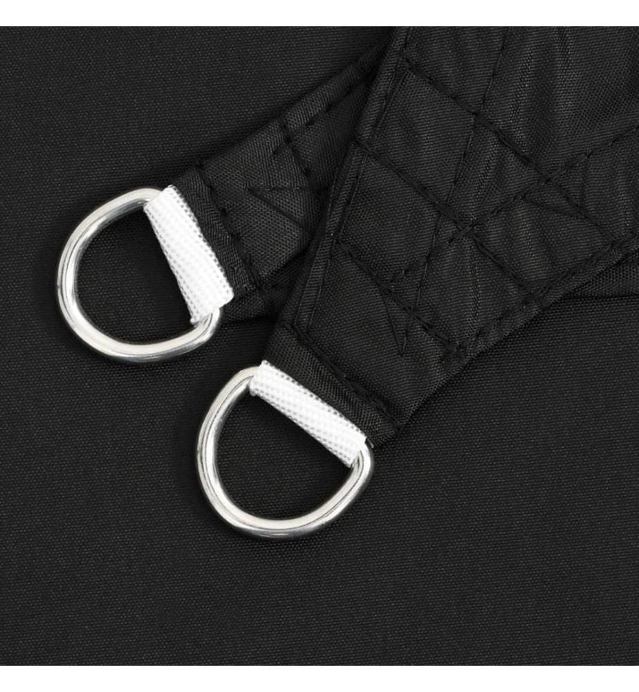 Voile de parasol tissu oxford triangulaire 3x4x4 m noir