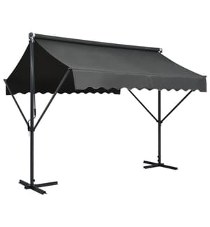 Freistehende Markise 300x300 cm Anthrazit