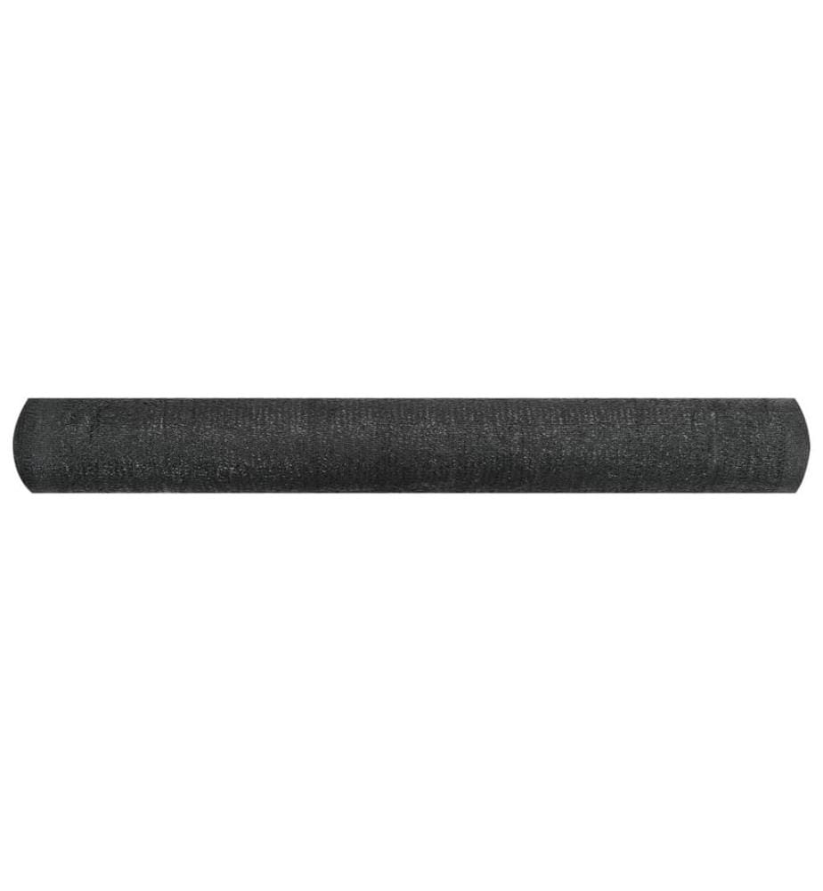Filet brise-vue Noir 1,5x50 m PEHD 195 g/m²