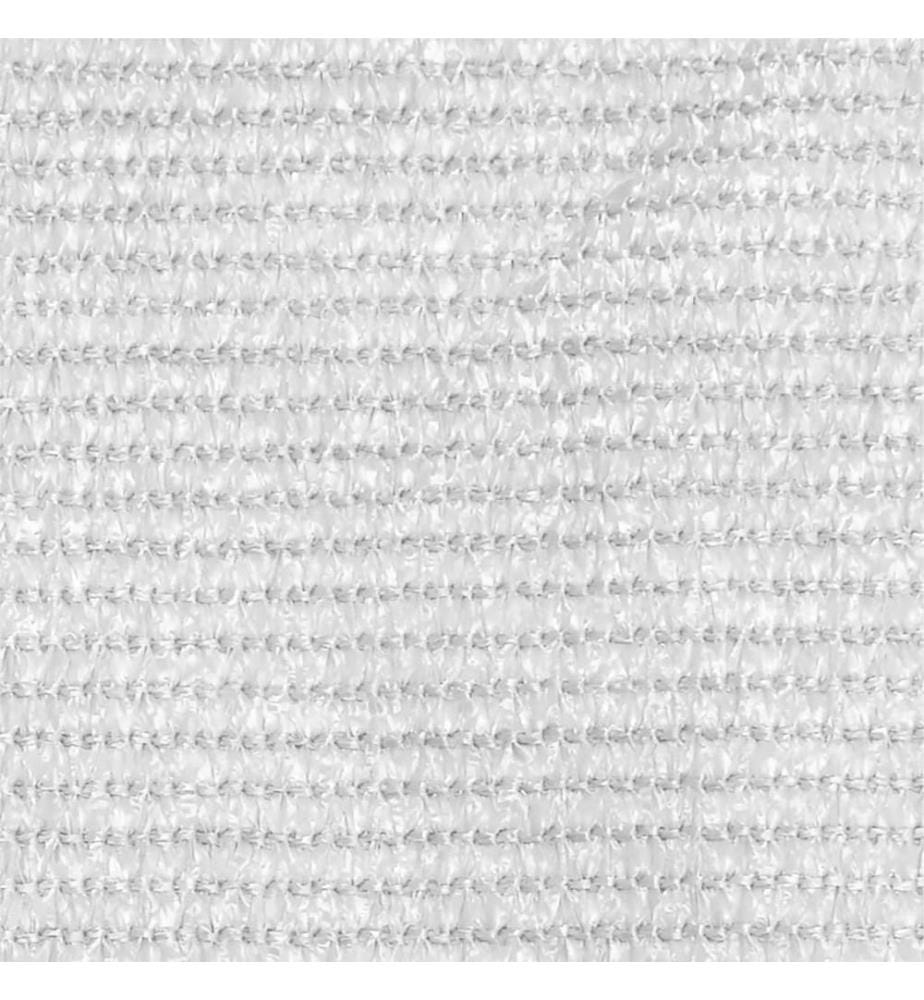 Écran de balcon Blanc 120x400 cm PEHD