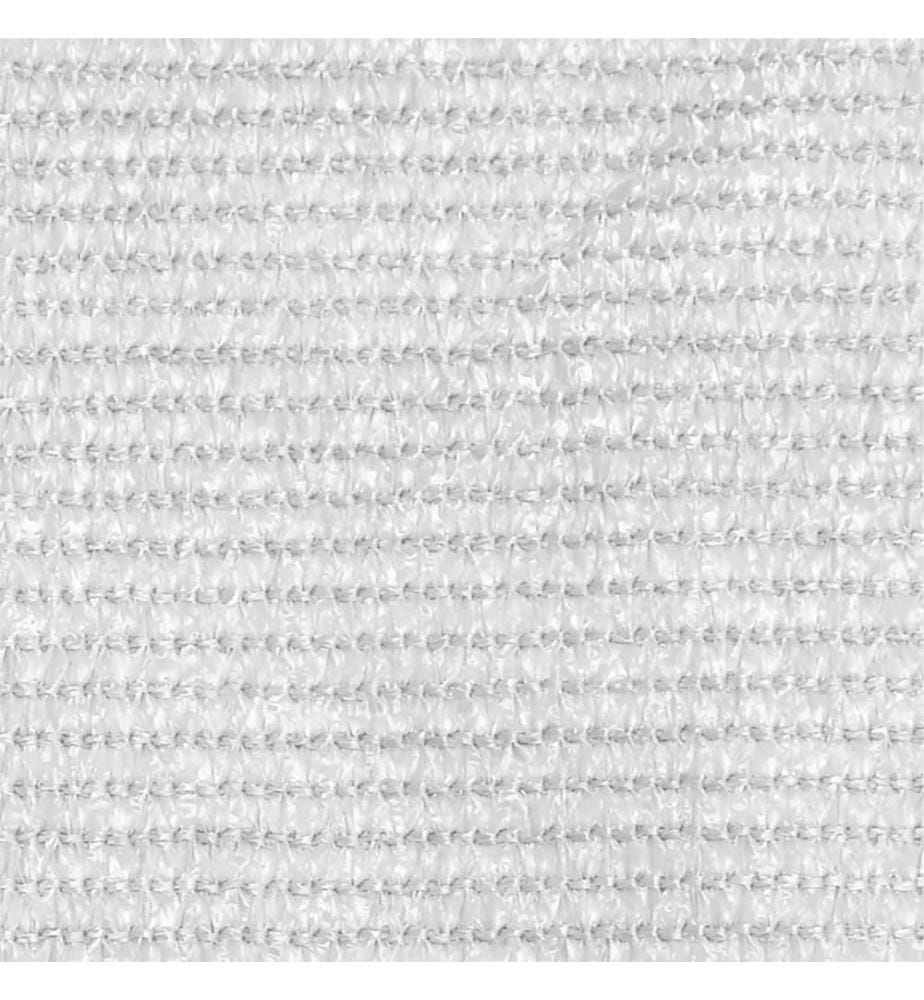 Écran de balcon Blanc 120x500 cm PEHD