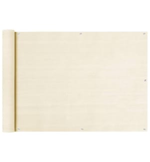 Balkon Sichtschutz Creme 75x500 cm HDPE