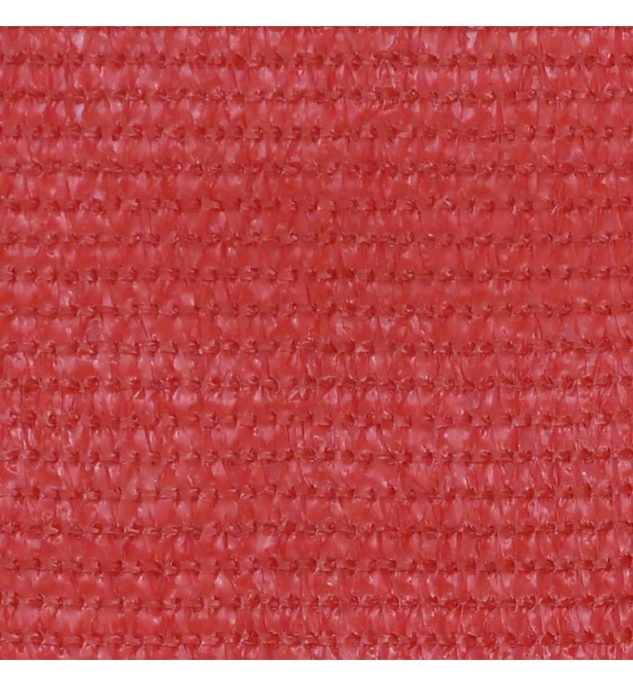 Écran de balcon Rouge 90x500 cm PEHD