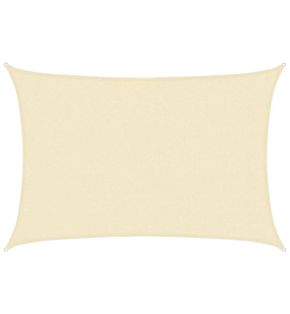 Voile d'ombrage 160 g/m² Crème 3x5 m PEHD