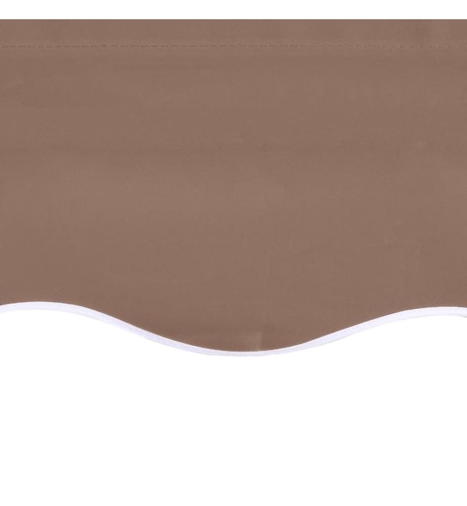 Tissu de remplacement pour auvent Marron 3,5x2,5 m