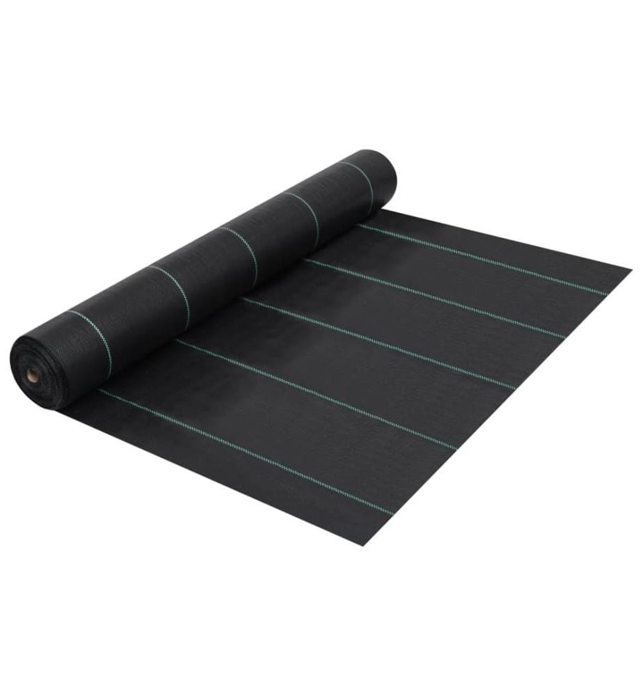 Unkrautfolie Schwarz 2x10 m PP