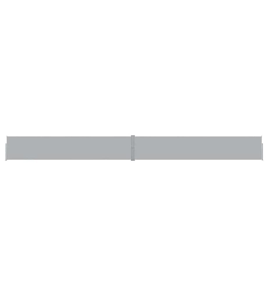 Auvent latéral rétractable de patio 140x1200 cm Anthracite