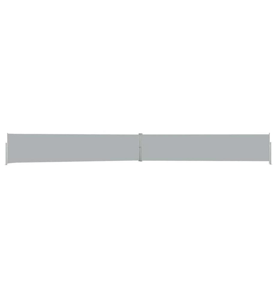 Auvent latéral rétractable de patio 140x1200 cm Anthracite