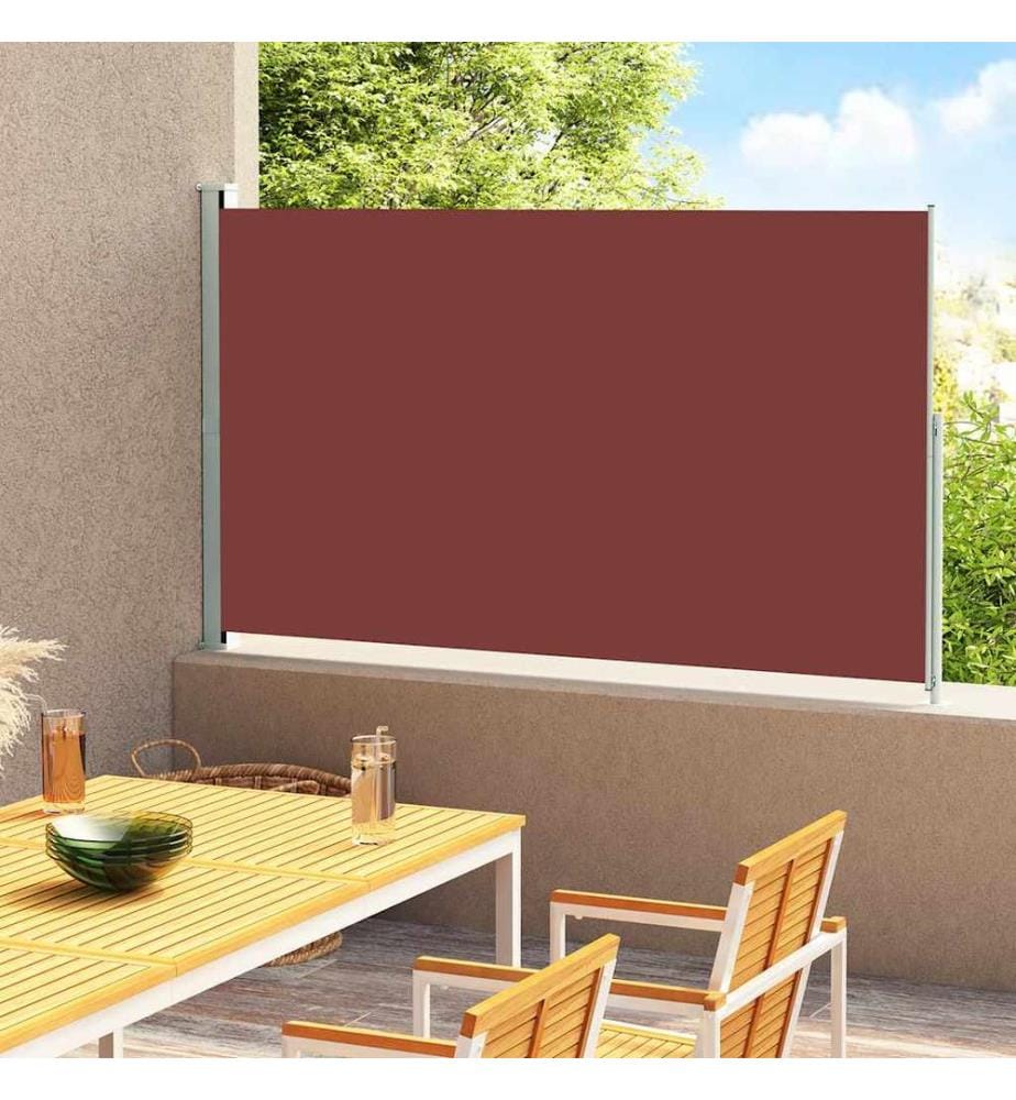 Seitenmarkise Ausziehbar 180x300 cm Braun