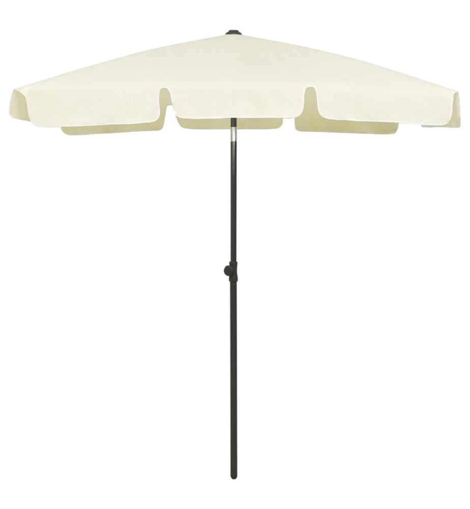 Strandschirm Sandgelb 180x120 cm
