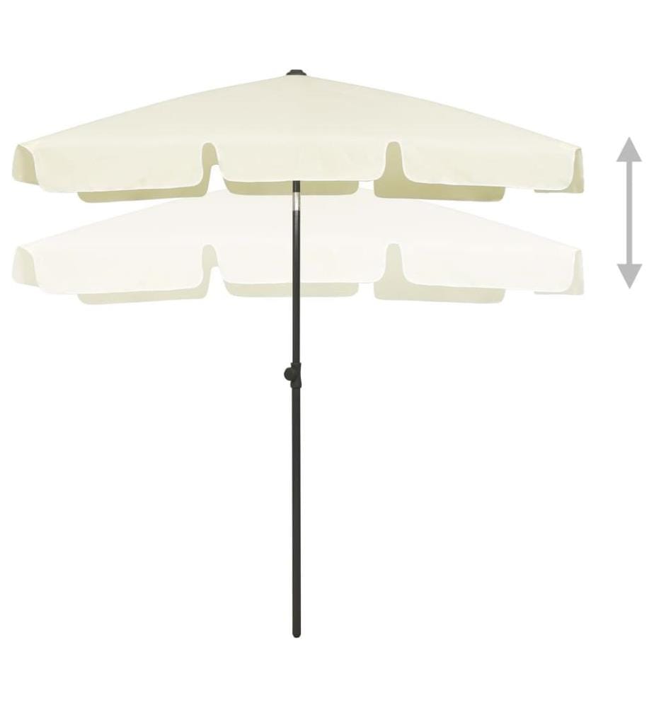 Strandschirm Sandgelb 180x120 cm