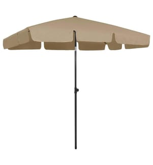Strandschirm Taupe 200x125 cm
