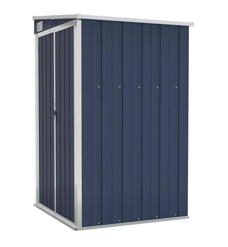 Remise de jardin murale Anthracite 118x100x178 cm Acier