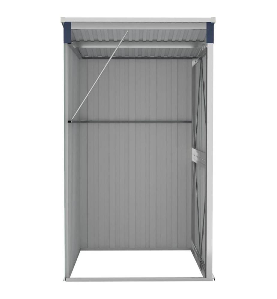 Remise de jardin murale Anthracite 118x100x178 cm Acier