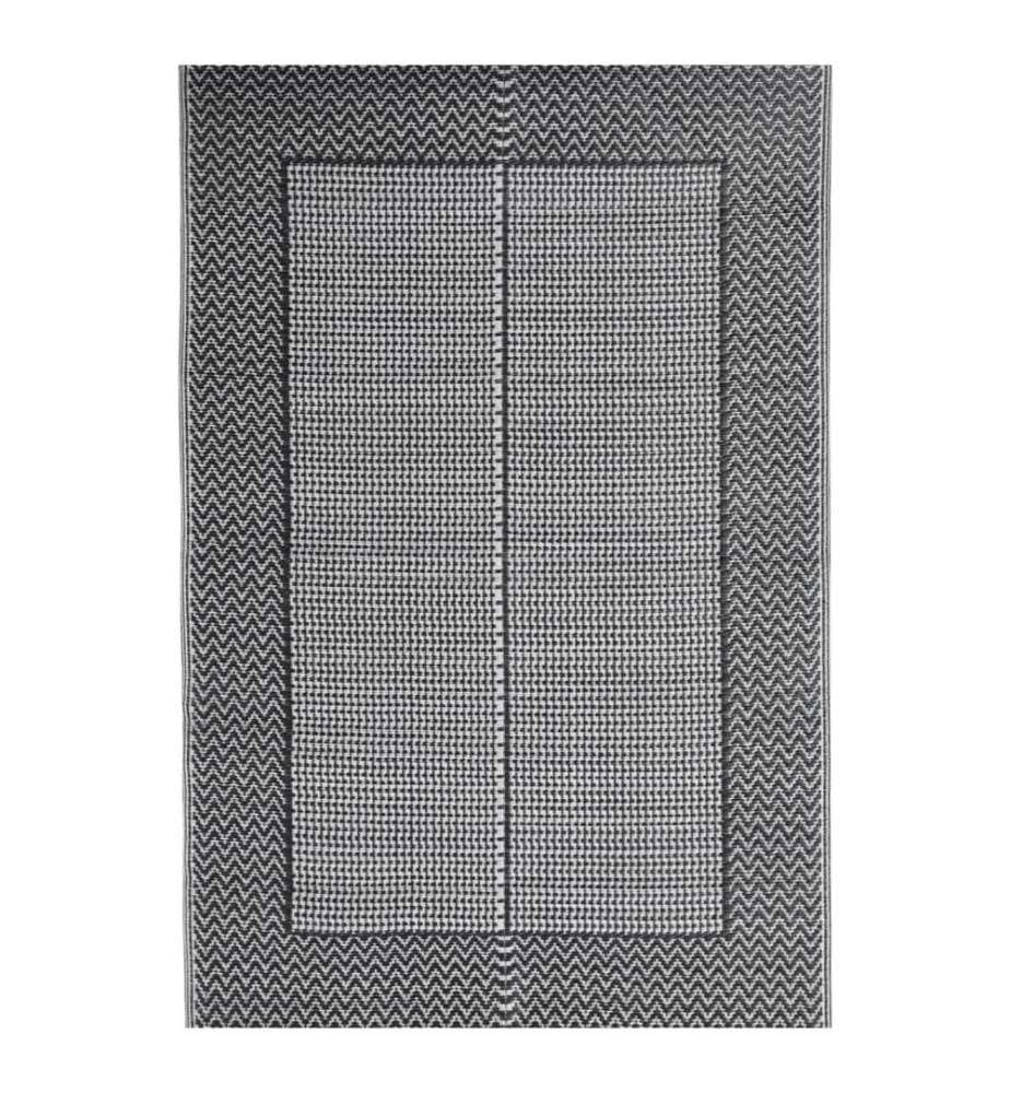 Outdoor-Teppich ARAKIL Schwarz 140x200 cm PP