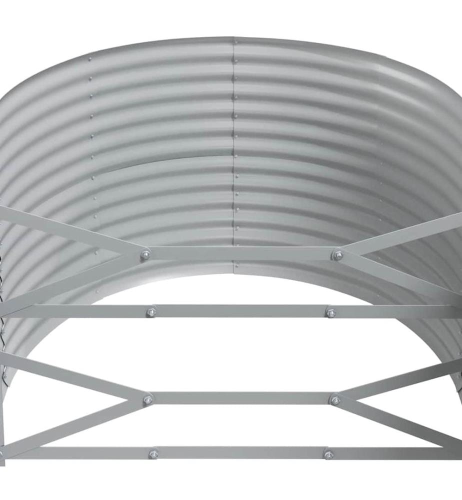 Hochbeet Verzinkter Stahl 249x100x68 cm Anthrazit
