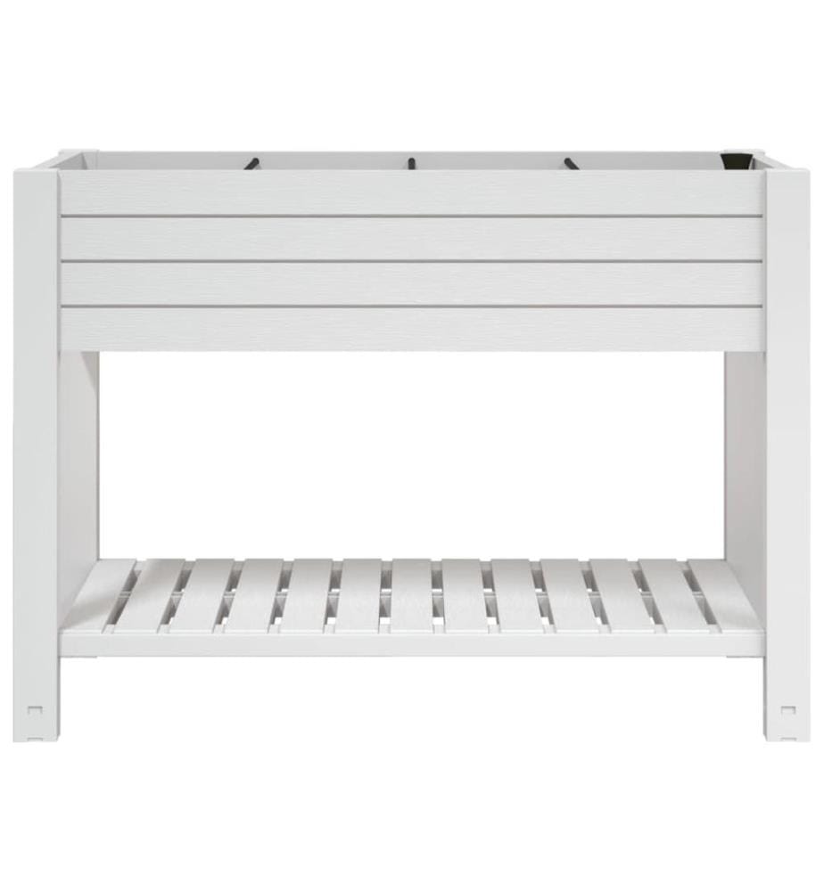 Hochbeet Weiss 110x45x79 cm Polypropylen