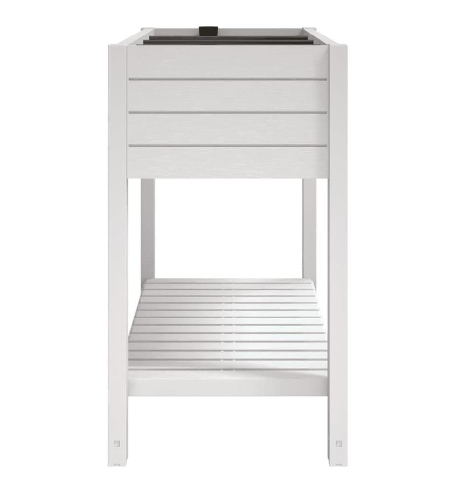 Hochbeet Weiss 110x45x79 cm Polypropylen