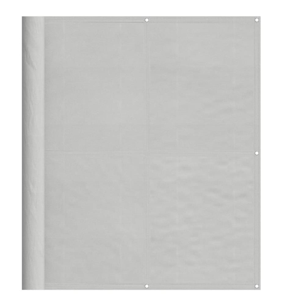 Écran de balcon gris clair 120x400 cm 100% polyester oxford