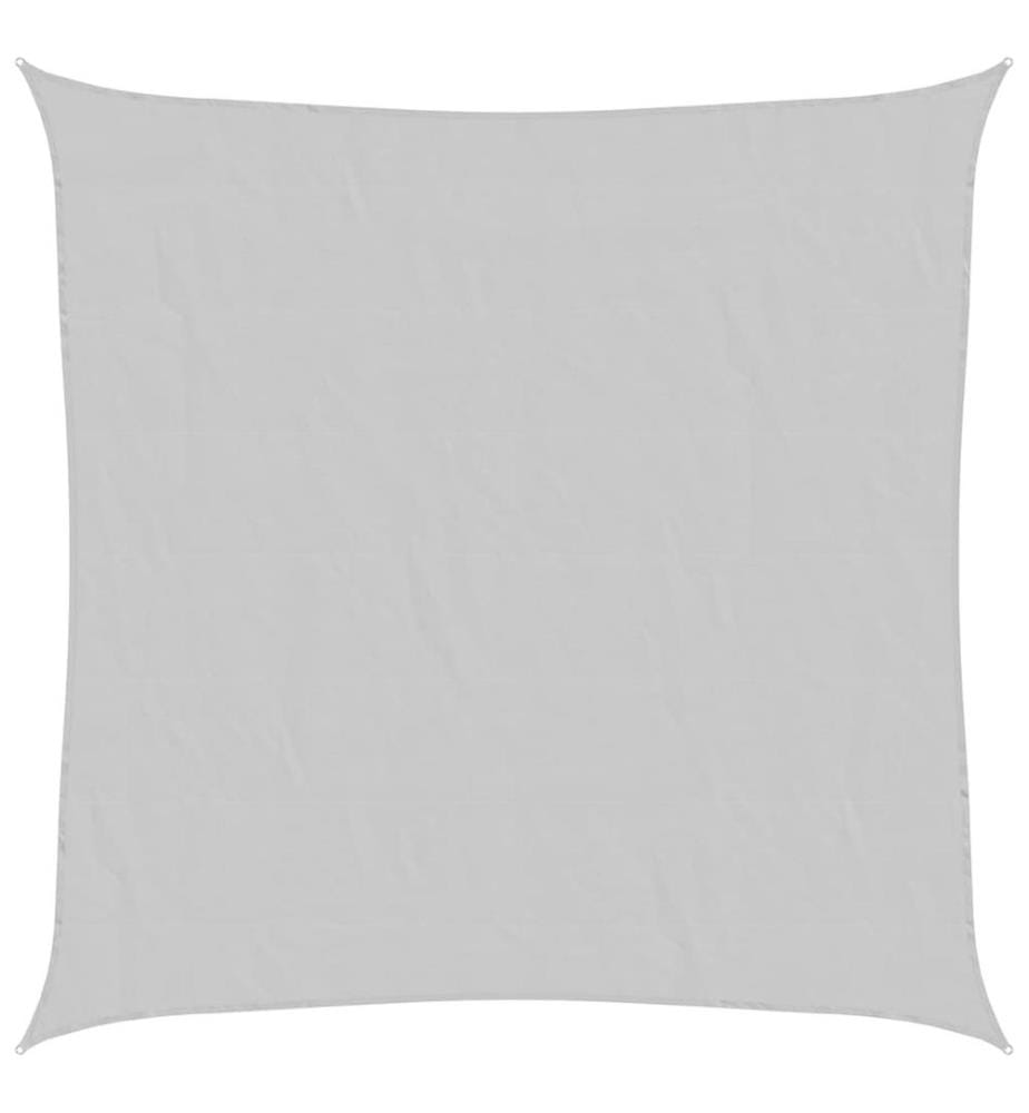 Sonnensegel Hellgrau 4x4 m 100% Polyester Oxford