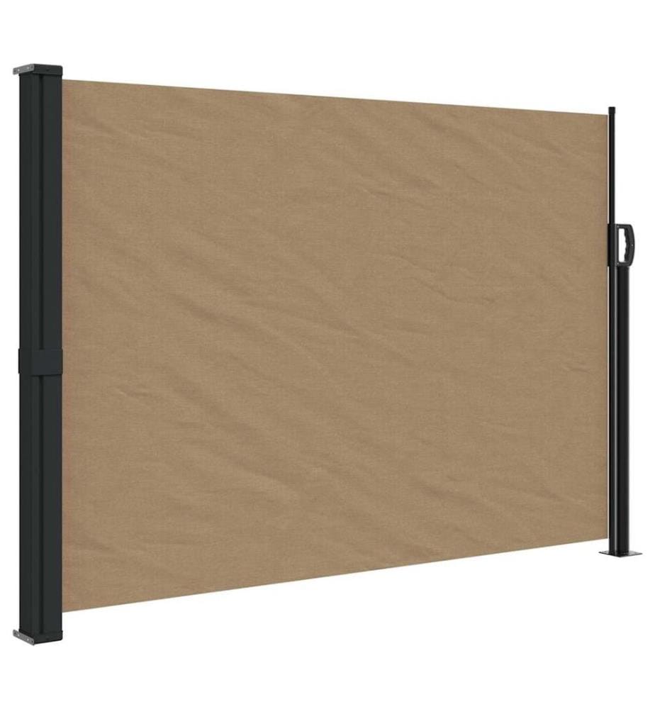 Seitenmarkise Ausziehbar Taupe 140x300 cm