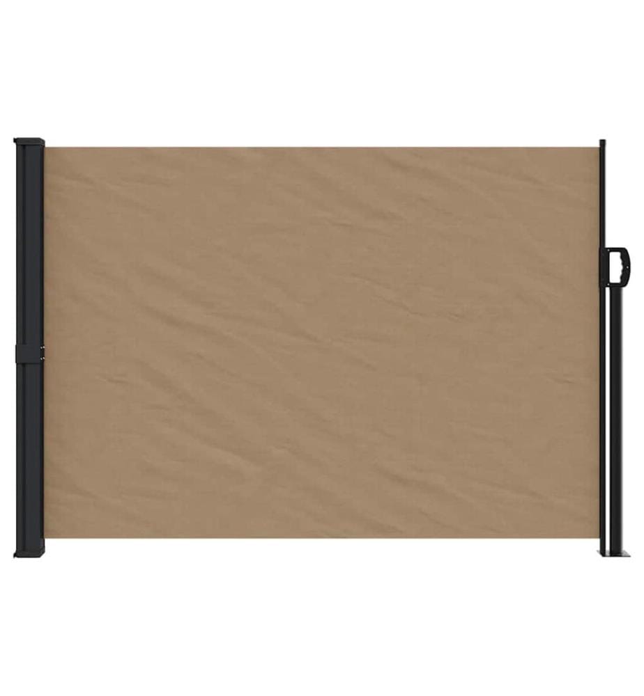 Seitenmarkise Ausziehbar Taupe 140x300 cm