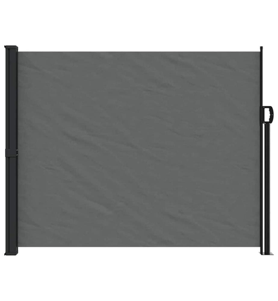 Seitenmarkise Ausziehbar Anthrazit 160x500 cm