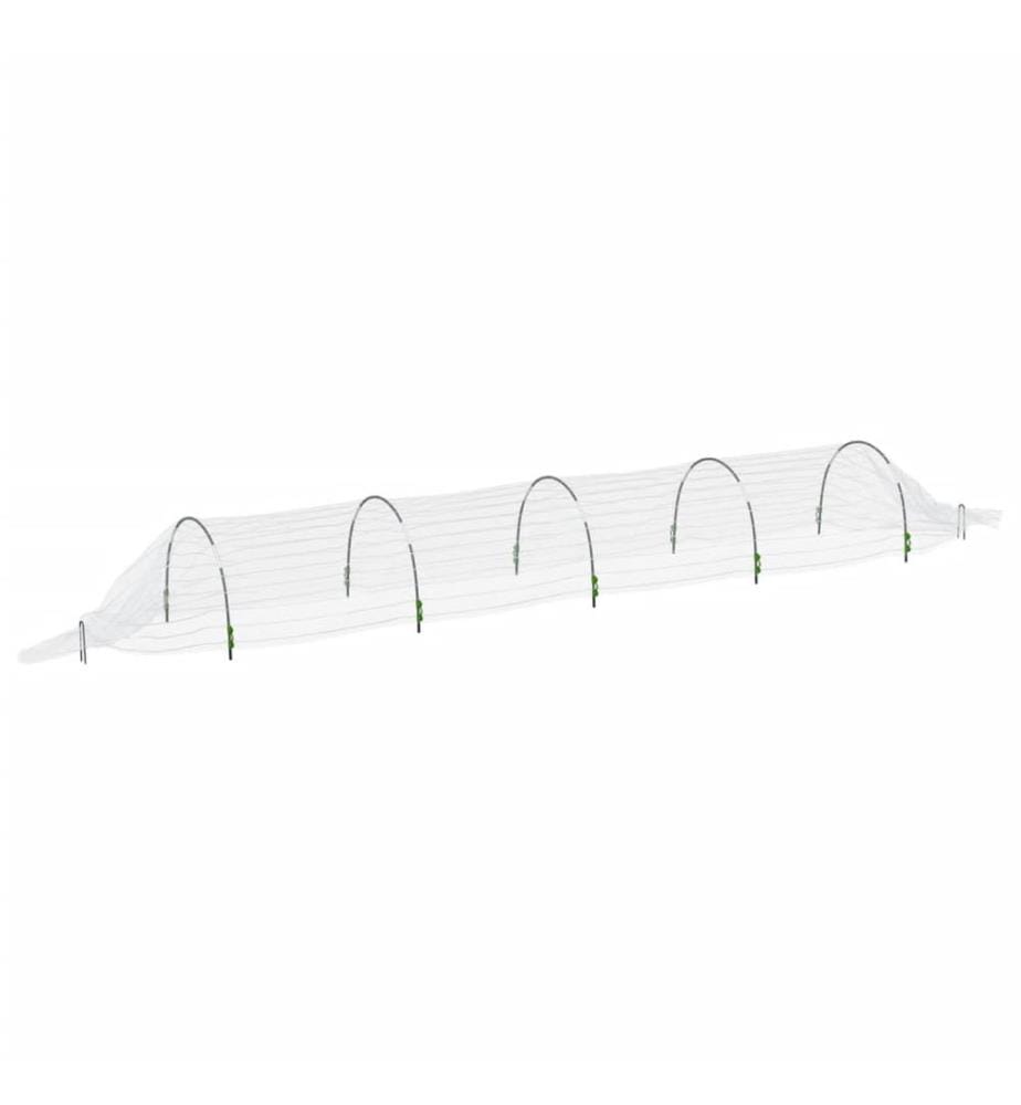 Tunnel en filet 1,5x5 m fibre de verre et PP
