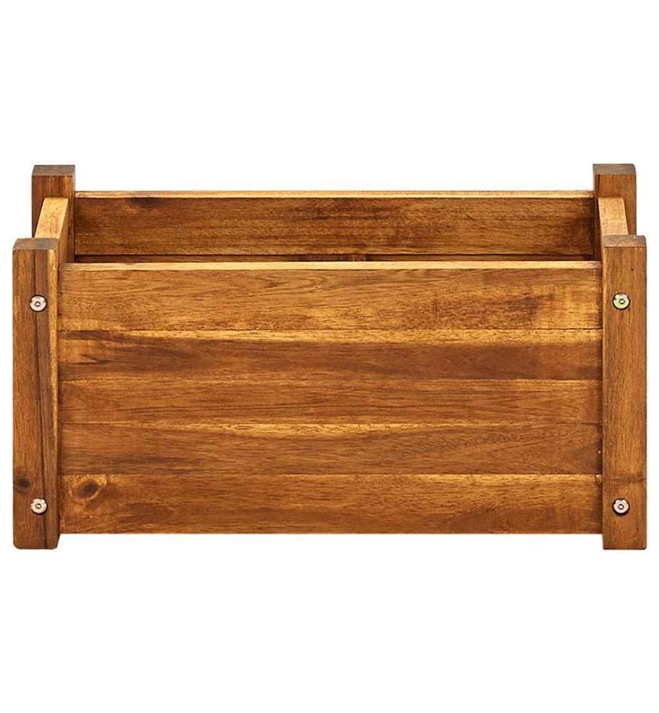 Garten-Hochbeet Akazienholz 50x25x25 cm