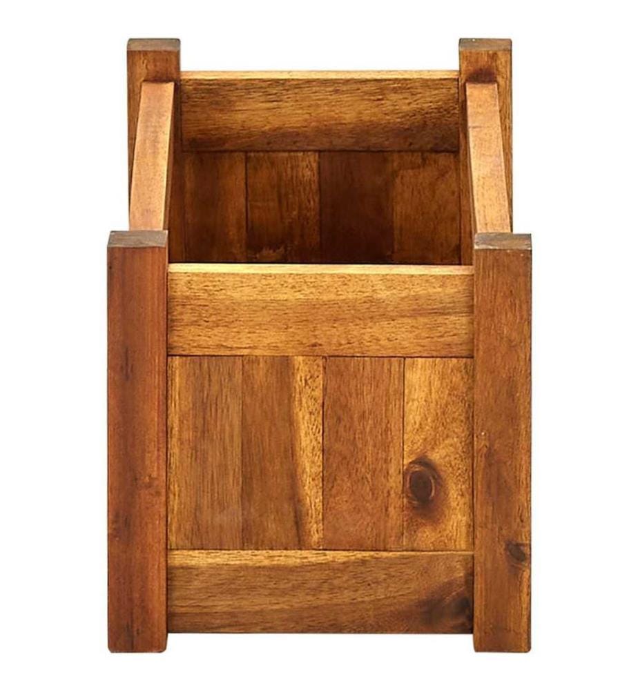 Garten-Hochbeet Akazienholz 50x25x25 cm