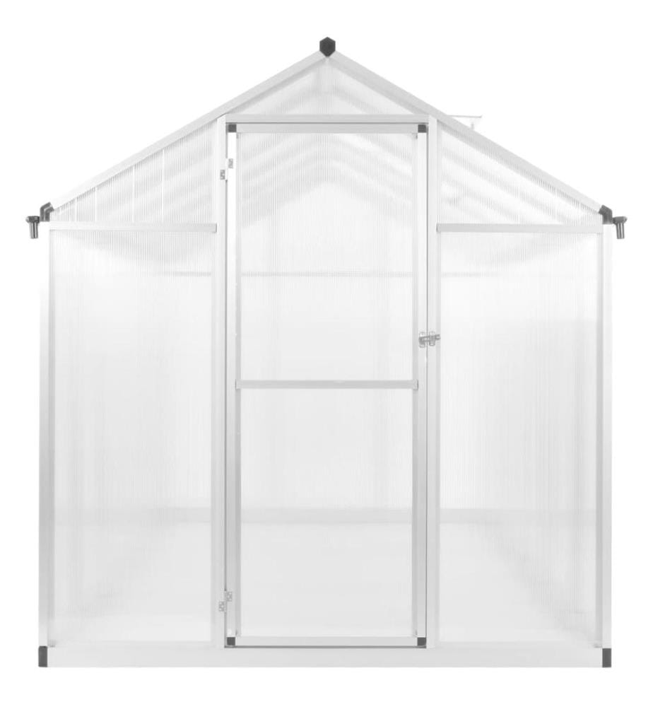 Gewächshaus Aluminium 362x190x195 cm 13,41 m³