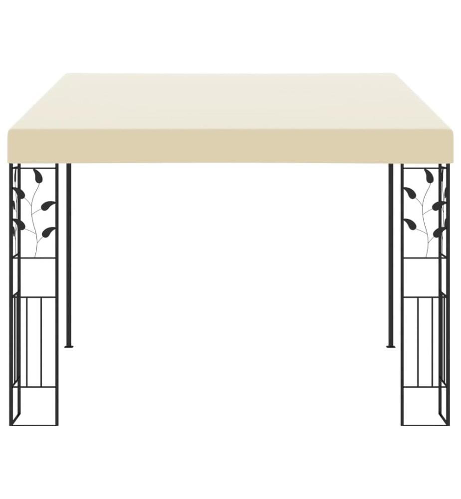 Wand-Pavillon 3x3x2,5 m Cremeweiss